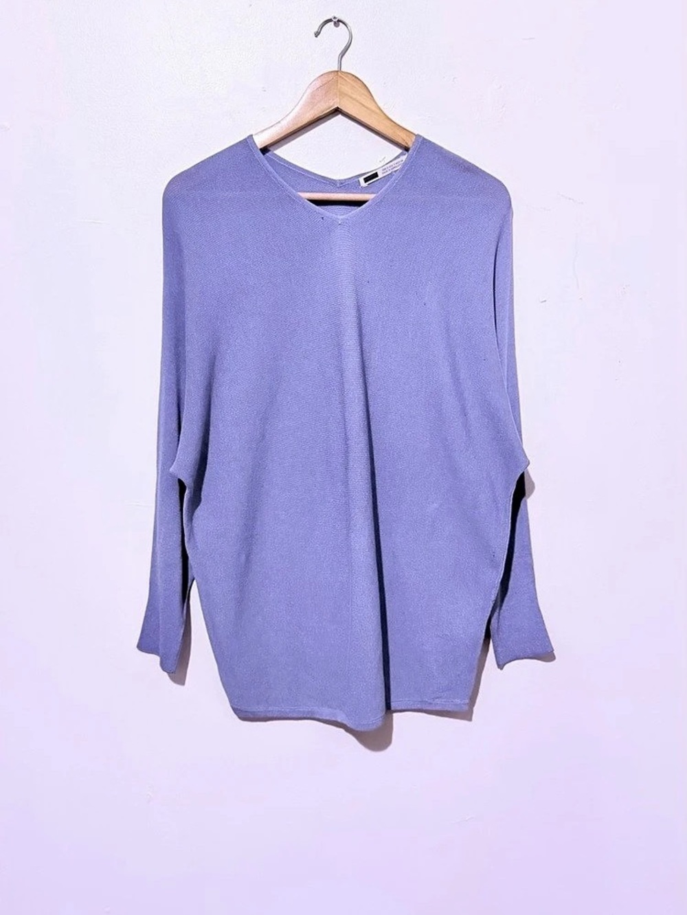 Zara Women S Sky Blue Crew Neck Sweater